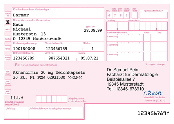 Aknenormin generisch kaufen