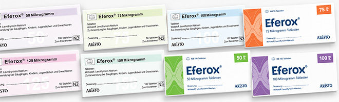 Die Firma Aristo Pharma GmbH informiert darüber, dass seit August 2026 eine neue Zusammensetzung der Eferox Tabletten erhältlich sein wird und empfiehlt eine engmaschige Kontrolle der Patienten, die zu Eferox Tabletten in der neuen Zusammensetzung wechseln.