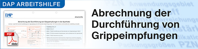DAP ARBEITSHILFE Abrechnung der Durchführung von Grippeimpfungen