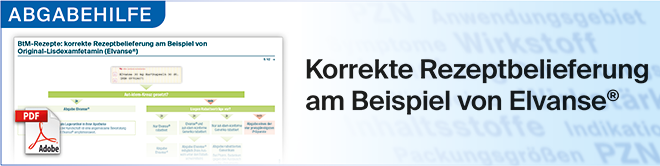 zur Abgabehilfe Rezeptbelieferung Elvanse®