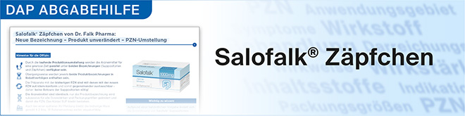 DAP ABGABEHILFE Salofalk® Zäpfchen