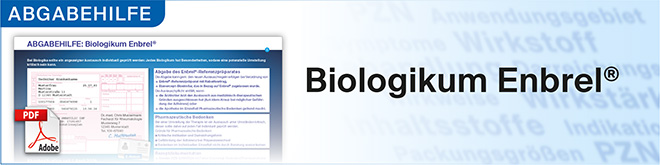 ABGABEHILFE: Biologikum Enbrel®