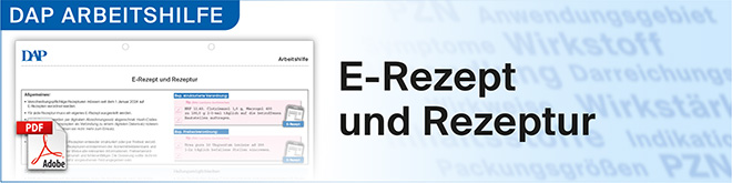DAP Arbeitshilfe E-Rezept und Rezeptur
