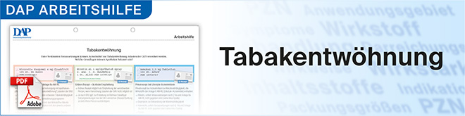 DAP ARBEITSHILFE Tabakentwöhnung