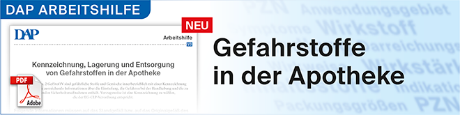 Gefahrstoffe in der Apotheke