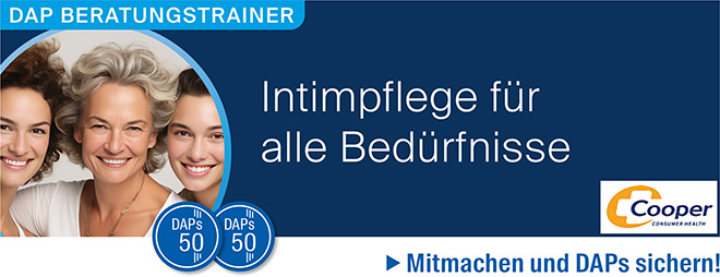 DAP BERATUNGSTRAINER Intimpflege für alle Bedürfnisse