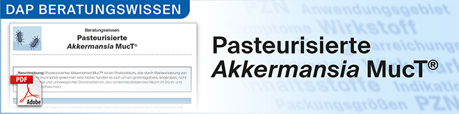 DAP BERATUNGSWISSEN Pasteurisierte Akkermansia MucT®