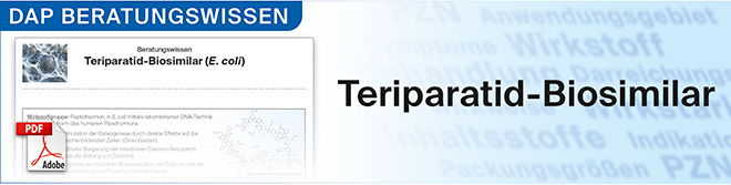 Beratungswissen Teriparatid-Biosimilars