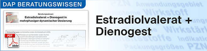 DAP BERATUNGSWISSEN Estradiolvalerat + Dienogest