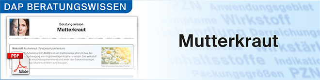 Beratungswissen Mutterkraut