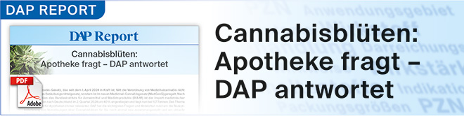 Zum DAP Report Medizinische Cannabisblüten