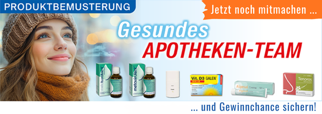 PRODUKTBEMUSTERUNG Gesundes Apotheken-Team
