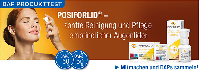 POSIFORLID® – sanfte Reinigung und Pflege empfindlicher Augenlider