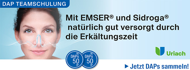DAP TEAMSCHULUNG Mit EMSER® und Sidroga® natürlich gut versorgt durch die Erkältungszeit