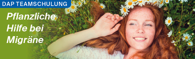 zur Teamschulung Pflanzliche Hilfe bei Migräne