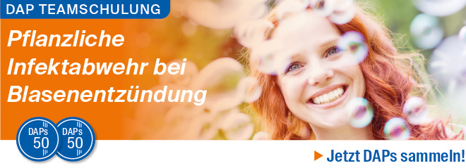 zur Teamschulung Pflanzliche Infektabwehr bei Blasenentzündung