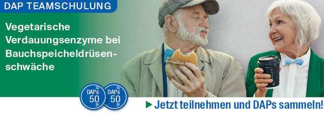 DAP TEAMSCHULUNG Vegetarische Verdauungsenzyme bei Bauchspeicheldrüsenschwäche