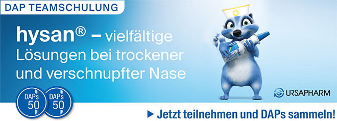 zur Teamschulung hysan® - trockene und verschnupfte Nase