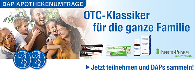 DAP APOTHEKENUMFRAGE OTC-Klassiker für die ganze Familie