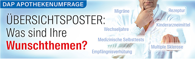 DAP APOTHEKENUMFRAGE Posterthemen