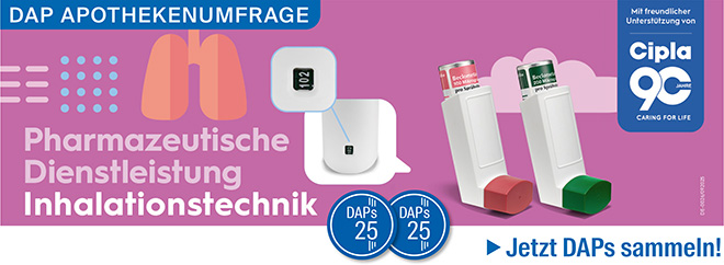 DAP APOTHEKENUMFRAGE Pharmazeutische Dienstleistungen: Inhalationstechnik