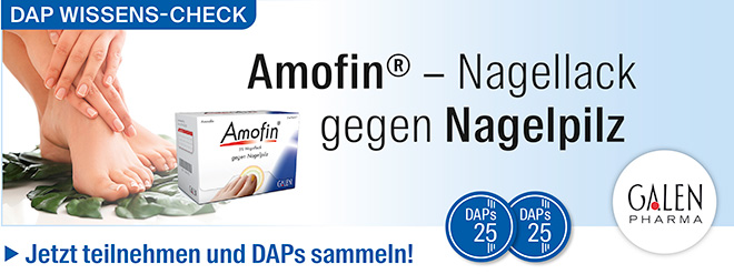 zum Wissens-Check „Amofin® – Nagellack gegen Nagelpilz“