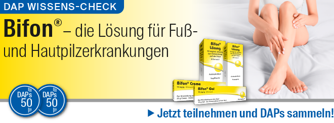 Zum DAP Wissens-Check DERMAPHARM Bifon®