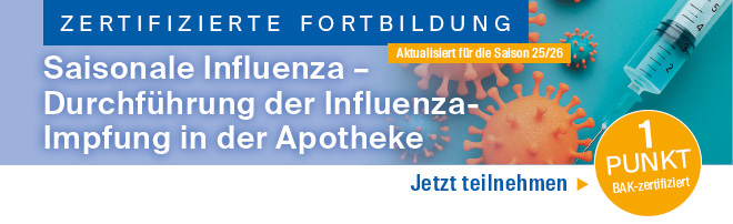 ZERTIFIZIERTE FORTBILDUNG Saisonale Influenza