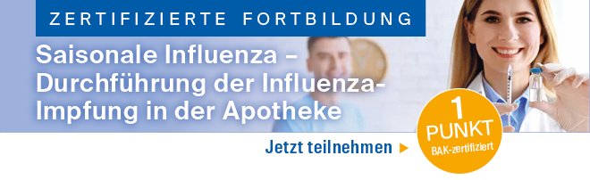 Zur Fortbildung Influenza-Impfung in der Apotheke